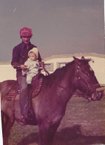 Dad and me about 1975